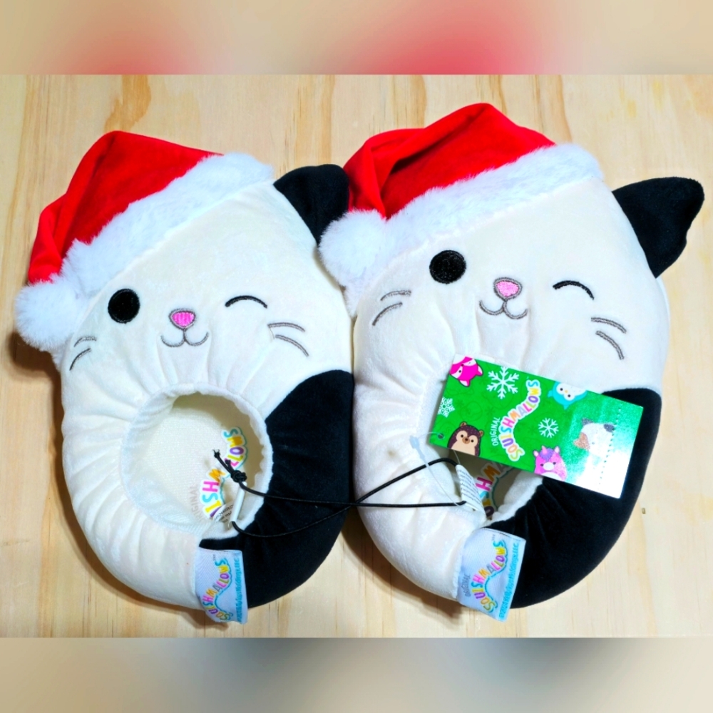 Squishmallow Slippers, Cam The Cat